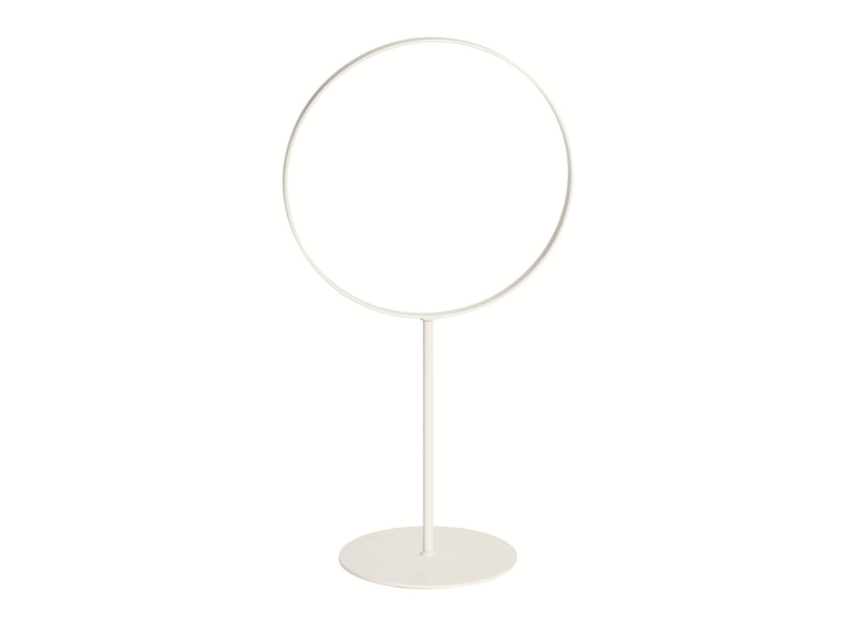 Step struttura cerchio metallo diametro 40xh.75cm bianco