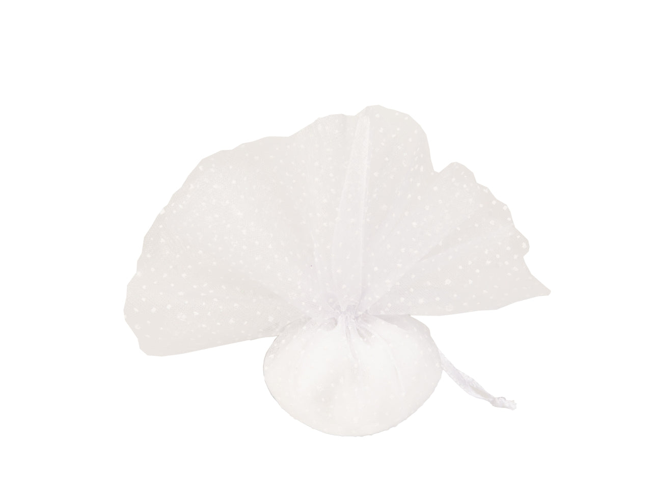 Spuma sacchetto pois 2 veli diametro 25cm bianco