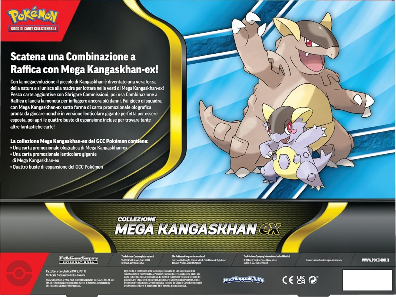 Pokemon collezione mega Kangaskhan