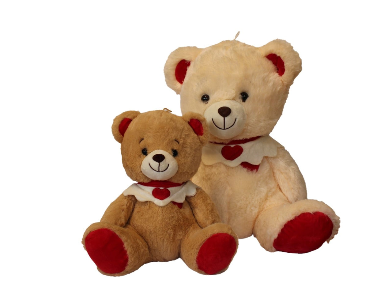 Orso peluche con colletto 100cm
