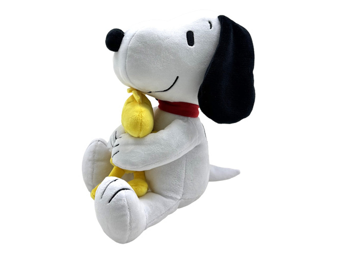 Snoopy peluche con in braccio woodstock 35cm