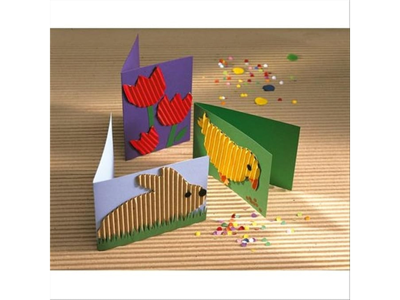 CannetÃ¨ cartone ondulato 230gr 50x70cm giallo