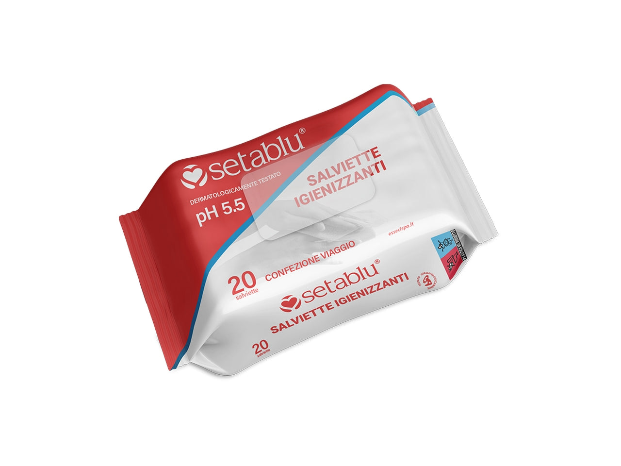 Salviette igienizzanti set da 20 salviette