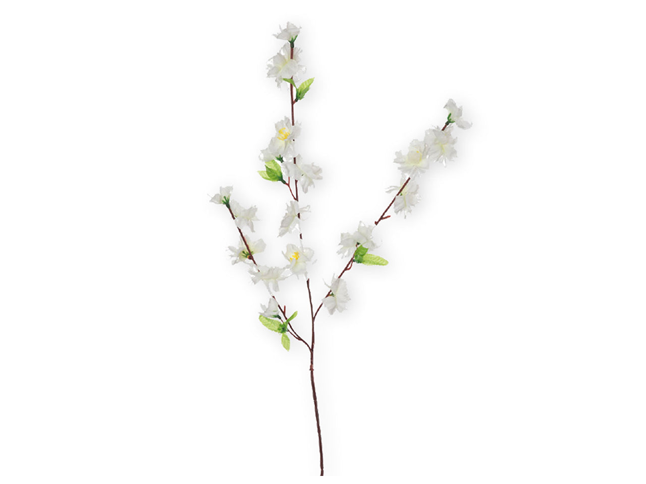 Fiore di pesco 63cm bianco