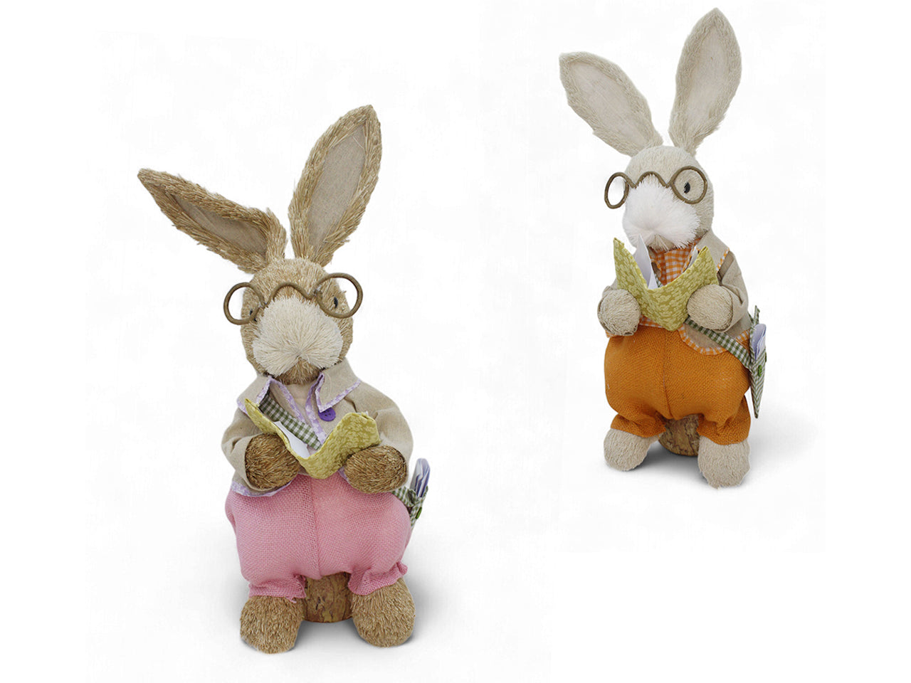 Coniglio polistirolo in paglia 45cm assortiti