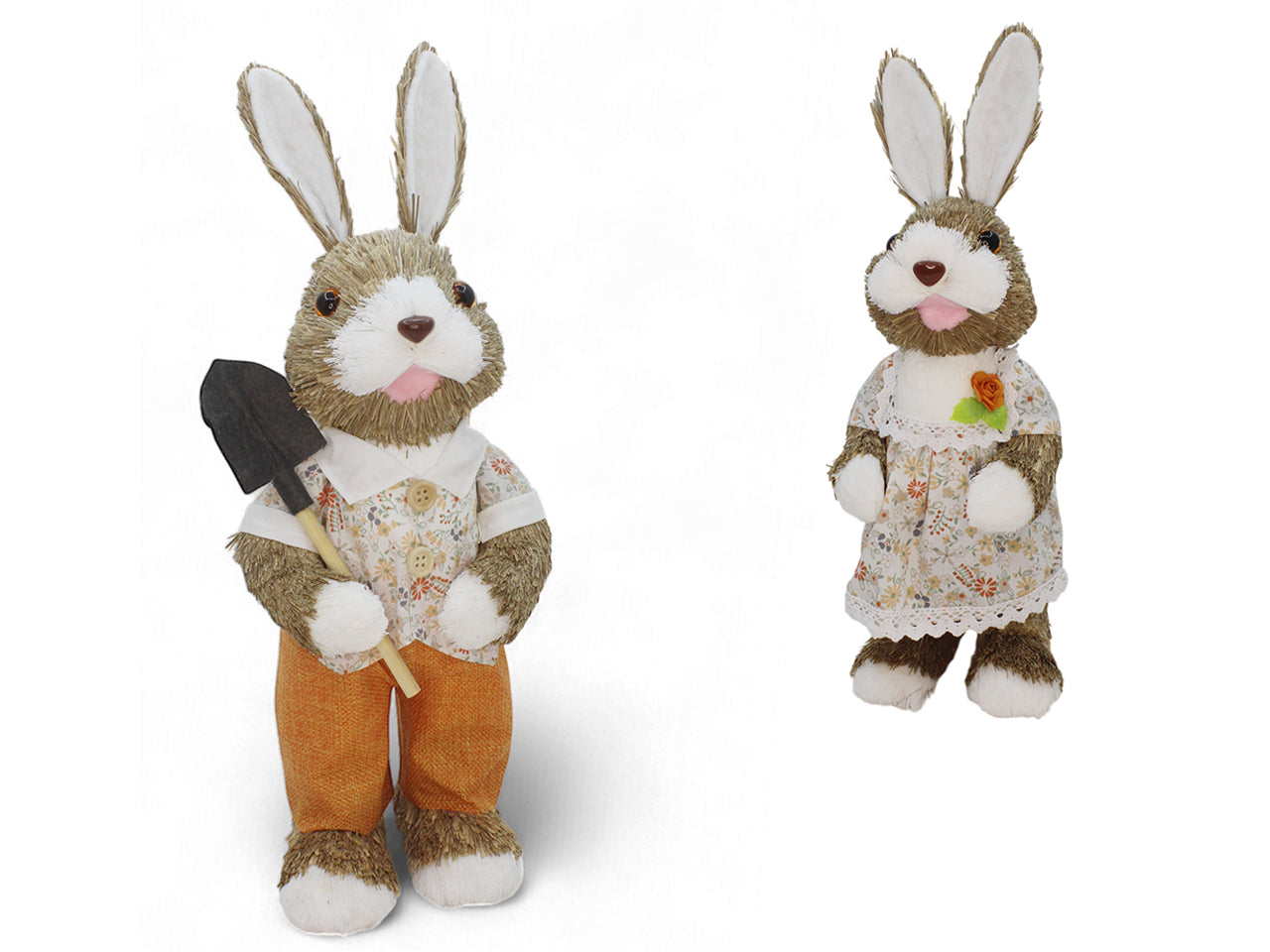 Coniglio polistirolo boy/girl 16x15xh.45cm assortiti