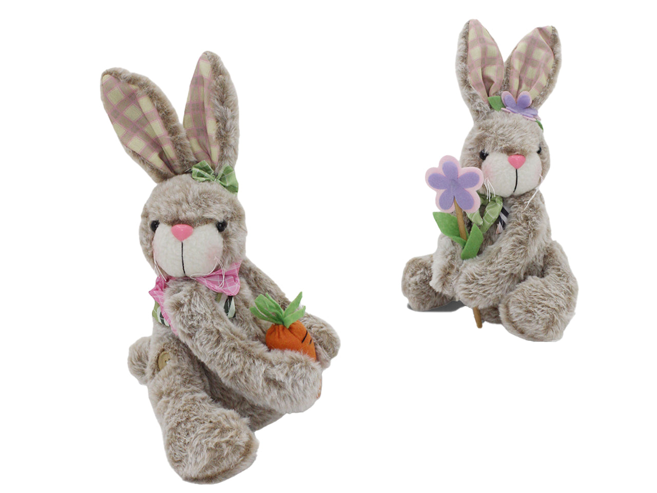 Peluche coniglio 22x32cm assortiti