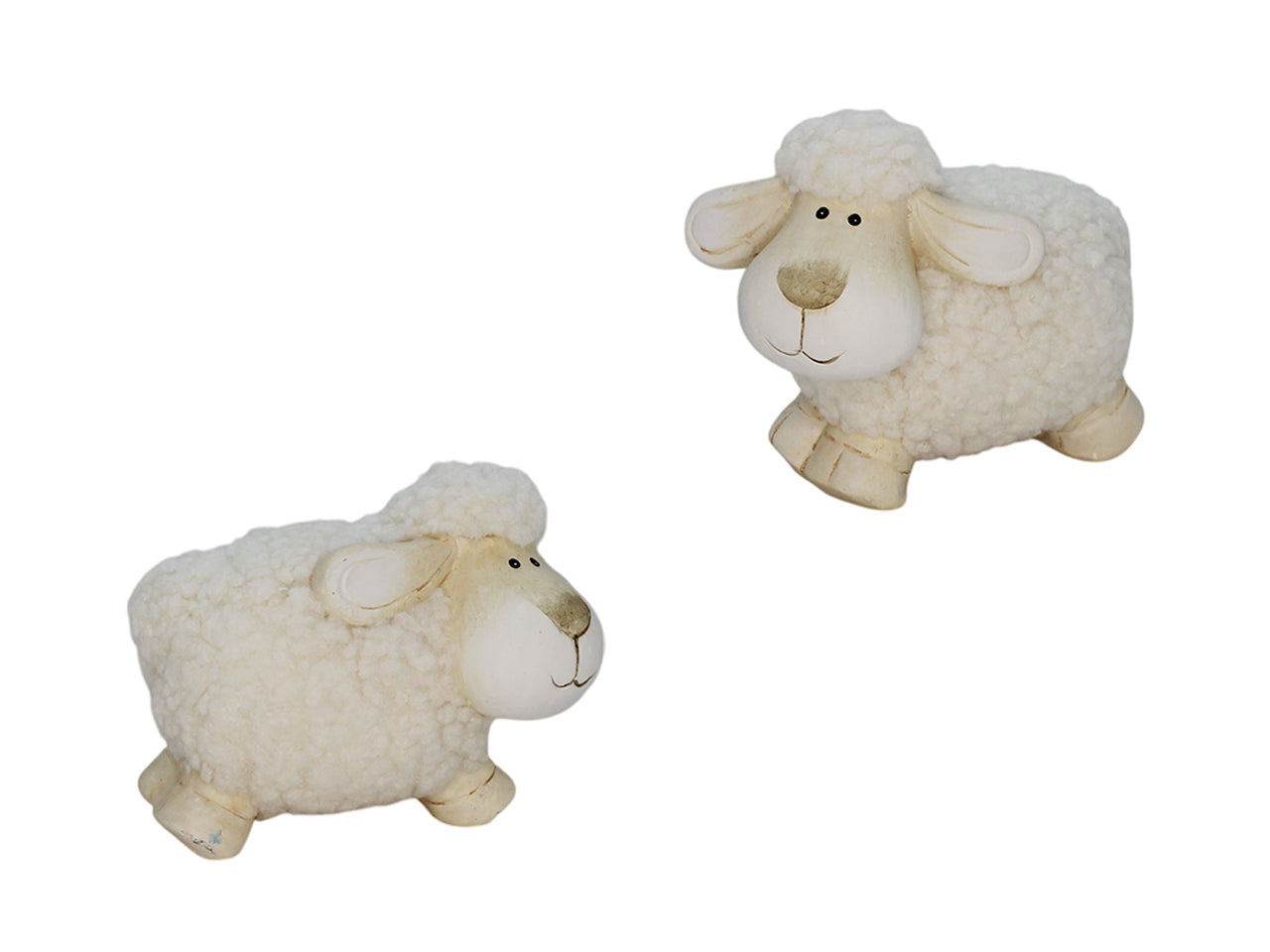 Pecorella in ceramica 16x10x13cm assortiti