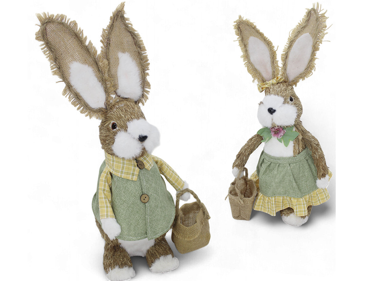 Coniglio decorativo boy/girl 45cm assortiti