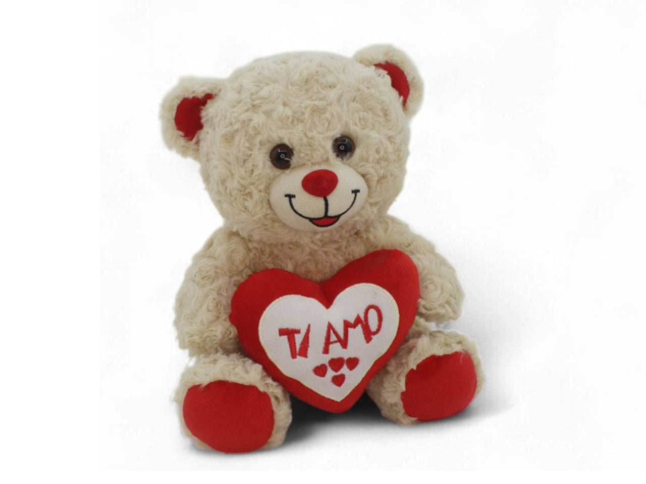 Orso in peluche 25cm con cuore ti amo