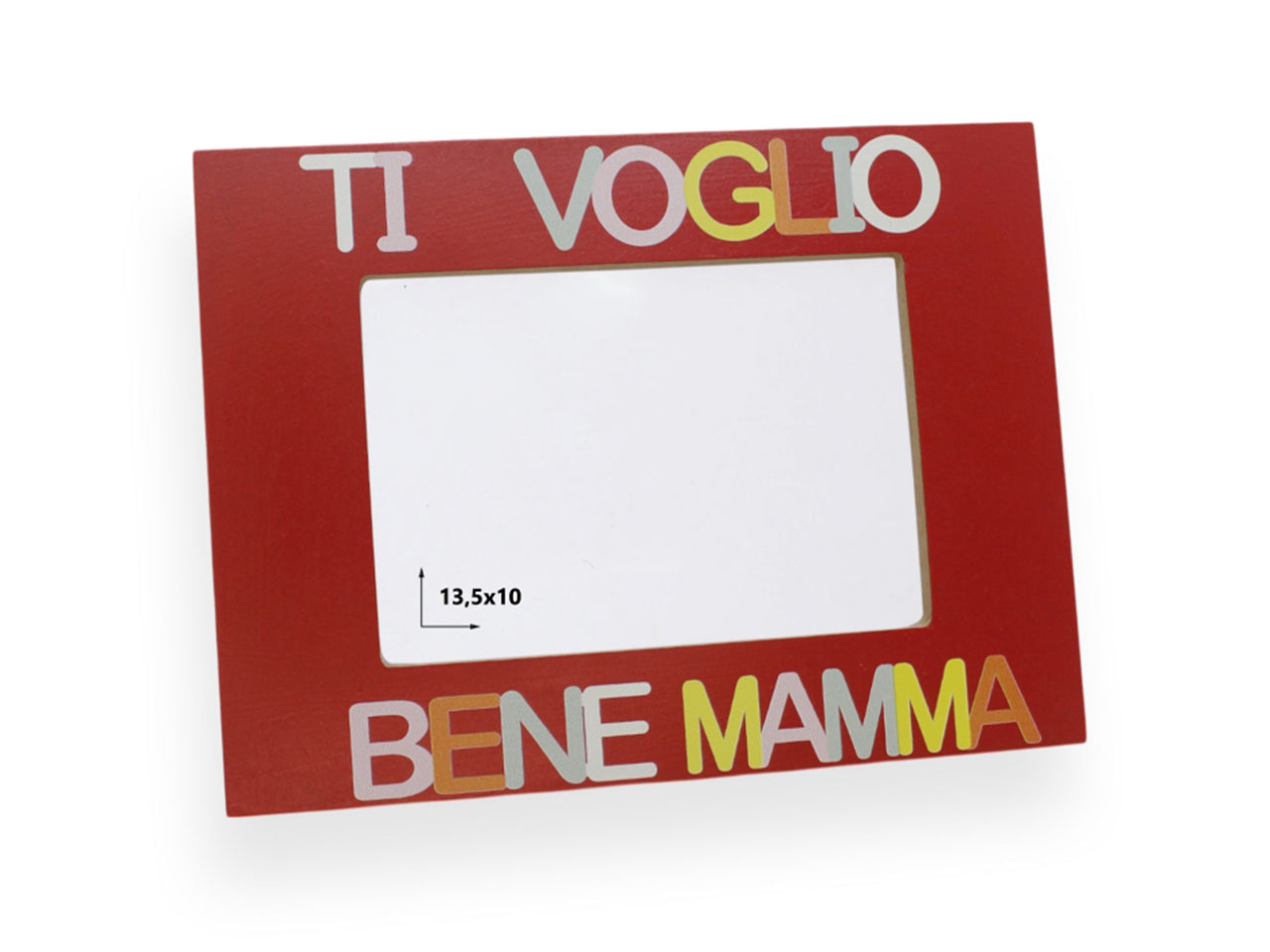 Portafoto rettangolare 20x15cm ti voglio bene mamma