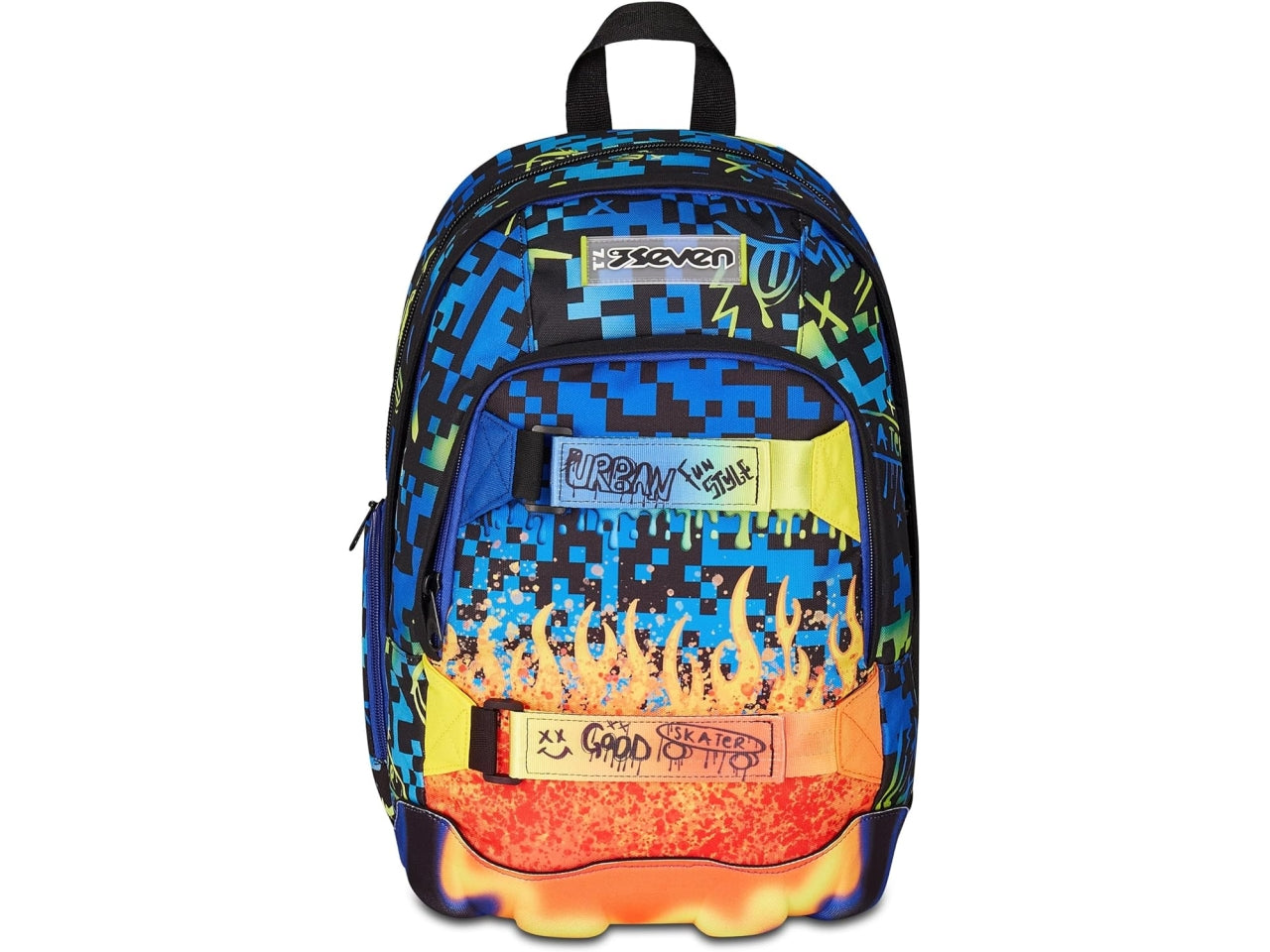 Zaino Dual Seven Scribbled Flame