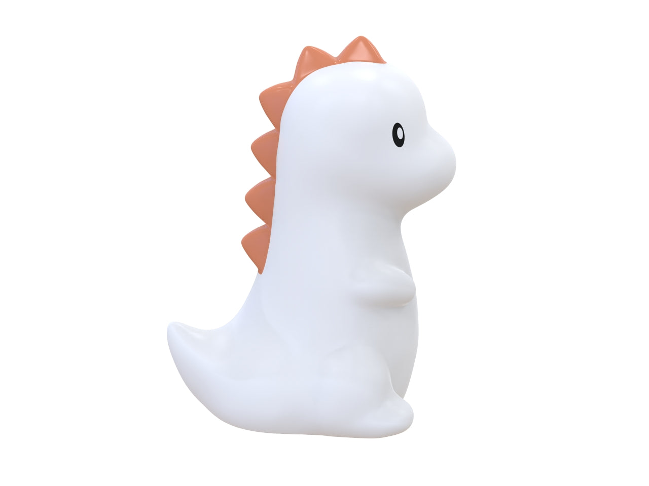 Dino quishy luce rgb color 7x15x14,5cm a batteria