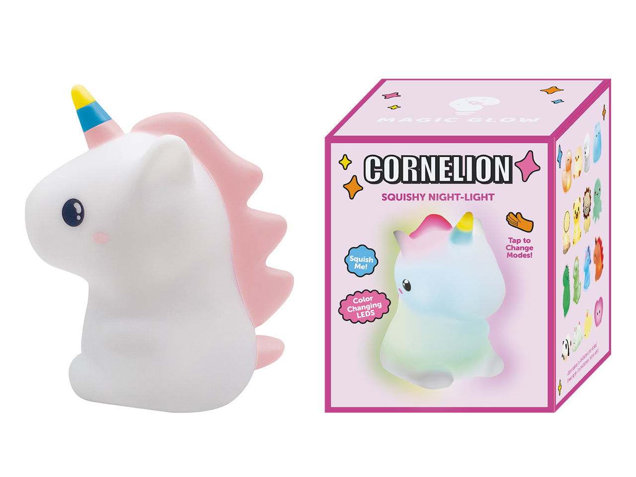 Bobby quishy luce rgb color 13,2x8,5x14,5cm a batteria