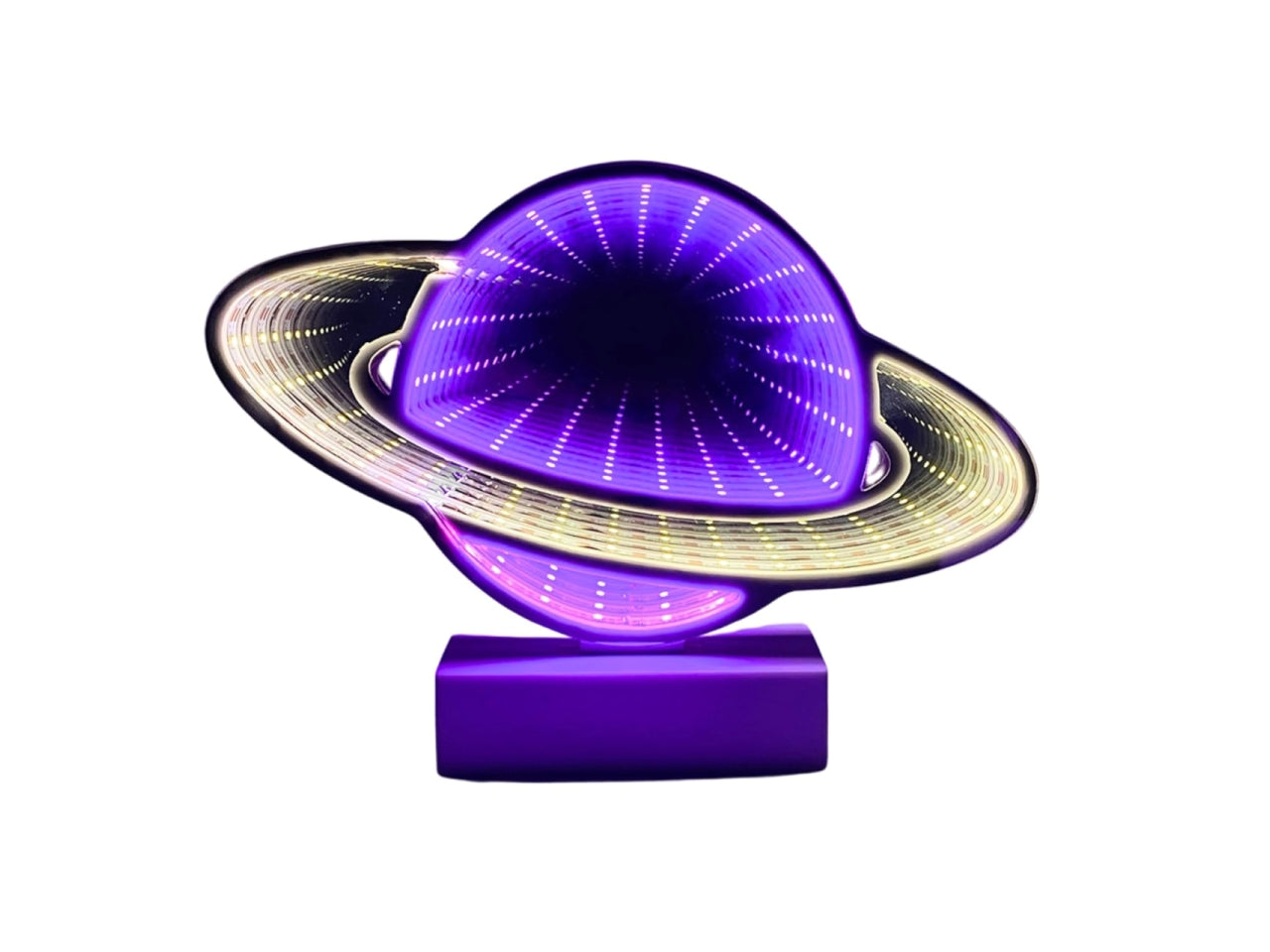 Galaxy glow infinity luce rgb color 15x9,5x10cm a batteria