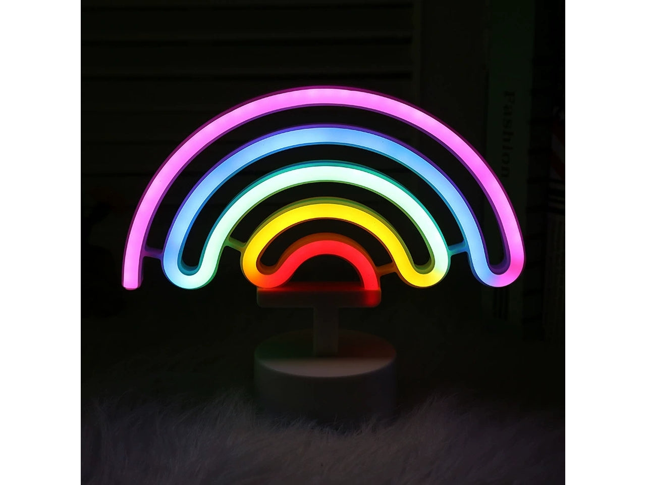 Raimbow wish stand luce led color 23x19x10cm a batteria