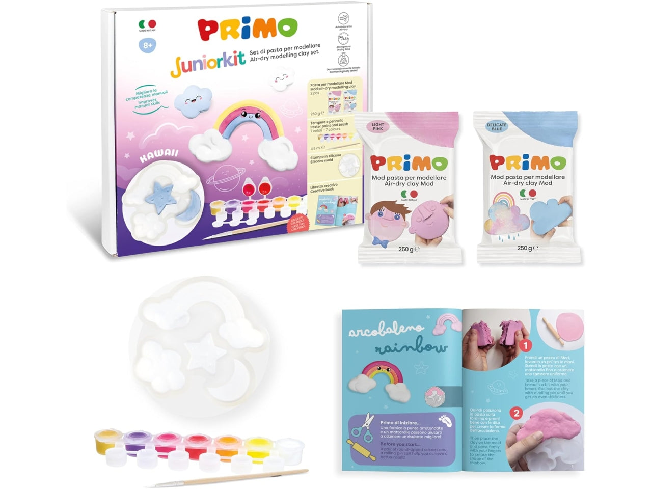 Primo Juniorkit pasta da modellare kawaii