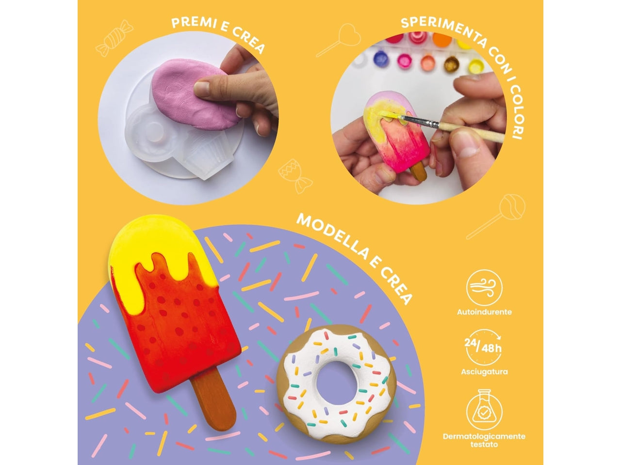 Primo Juniorkit pasta da modellare sweet creation