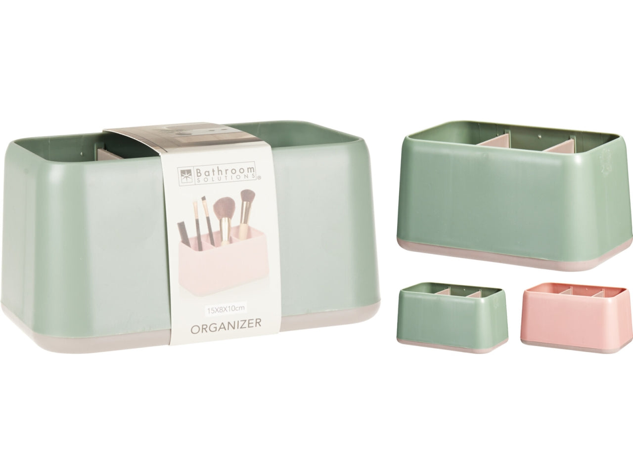 Organizer make up in abs 15x10cm, colori assortiti