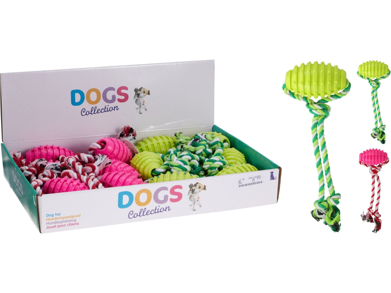 Gioco per cani 27x10x6cm assortiti