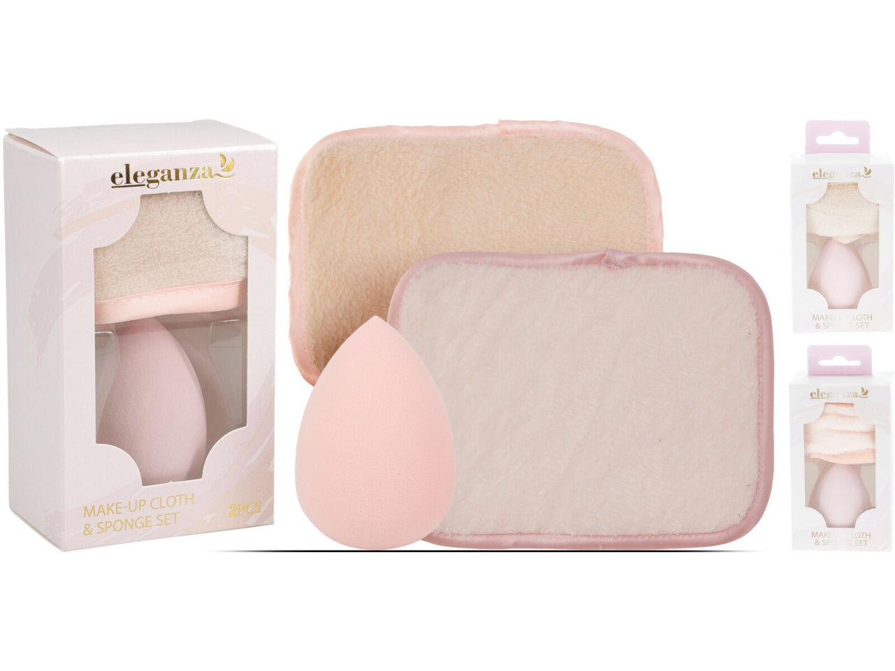 Spugne make up/struccante da 2 pezzi