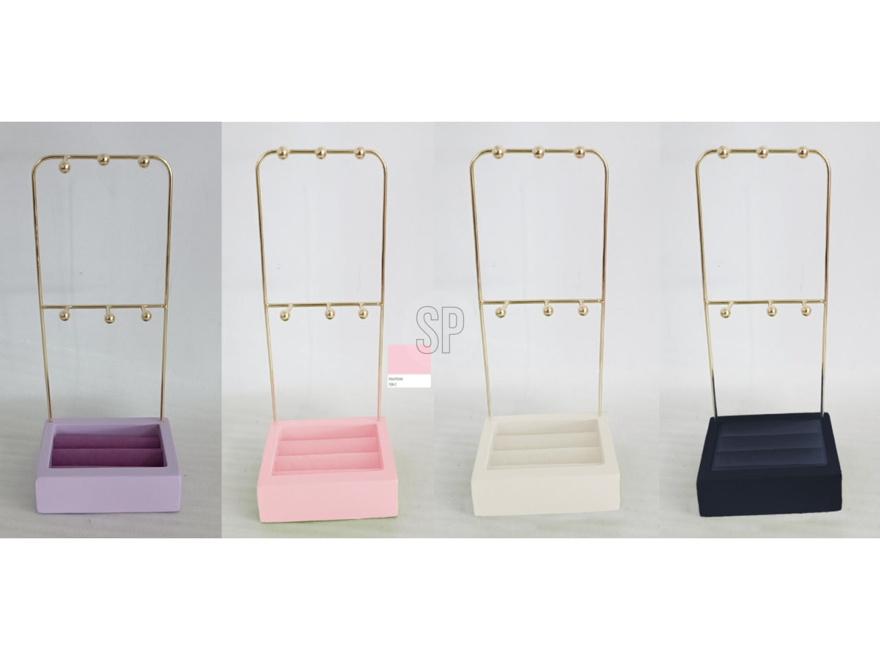 Portagioielli 10x9x24cm, 4 colori assortiti