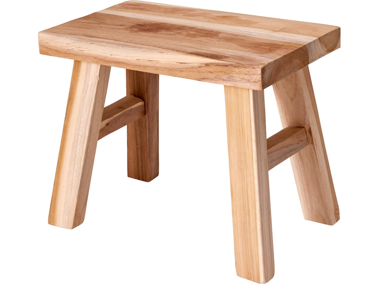 Sgabello in legno teak 31x19x25cm