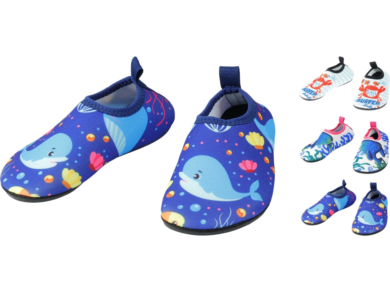 Scarpetta mare bimbo a fantasia, taglia dalla 22 alla27, 3 fantasie assortite