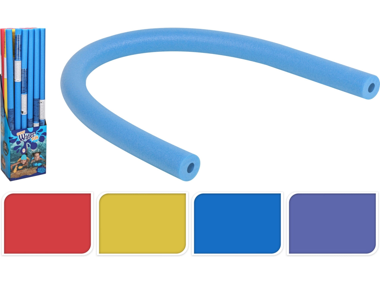 Tubo galleggiante 6x150cm, 4 colori assortiti