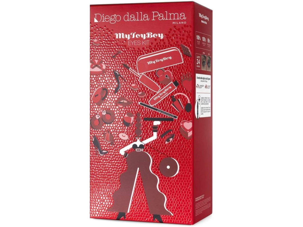 Diego della Palma pochette con mascara mytoyboy e matita occhi nera 01 $