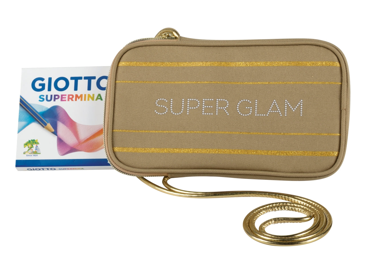 Nuova GIOTTO pochette superglam allâinterno 12 pastelli Giotto Supermina
