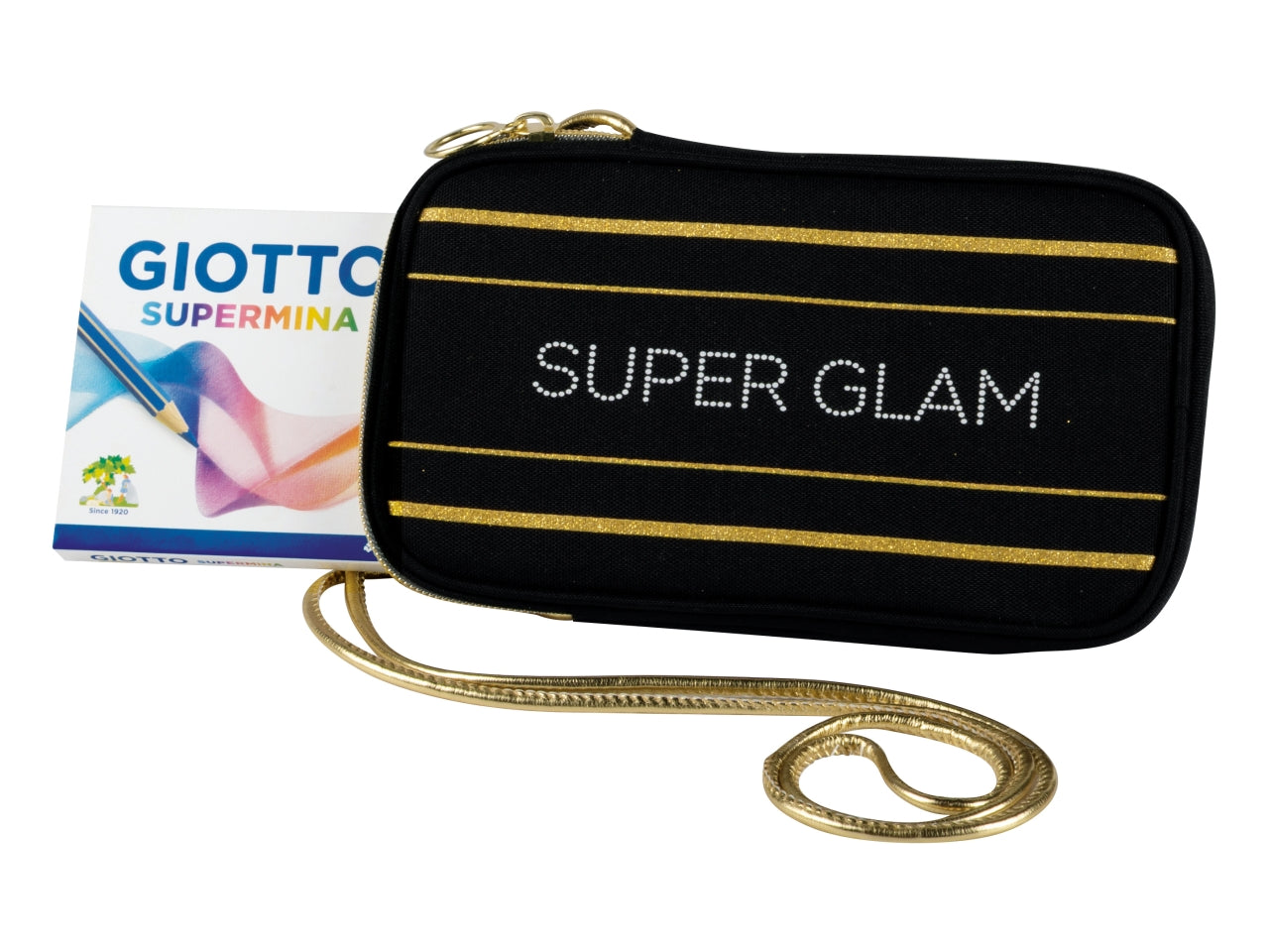 Nuova GIOTTO pochette superglam allâinterno 12 pastelli Giotto Supermina