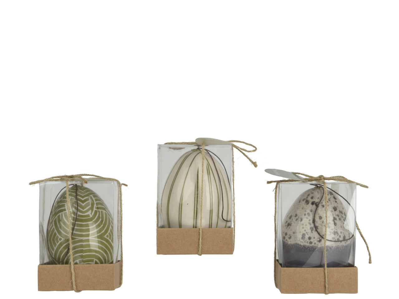 Appendino uovo in box 3 assortiti d.9xh.12cm