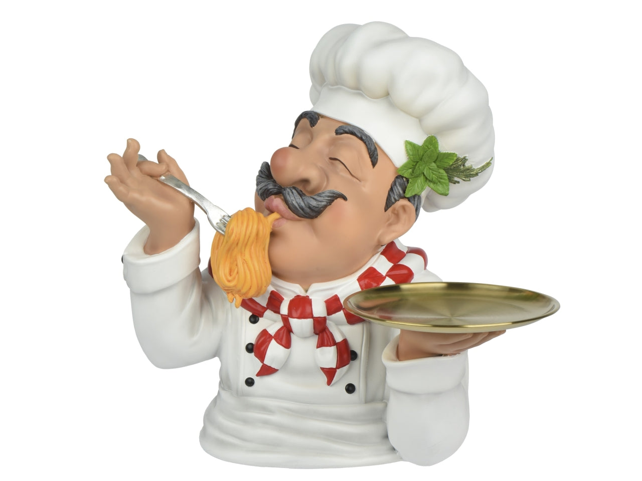 Chef in resina 34x30xh.37cm