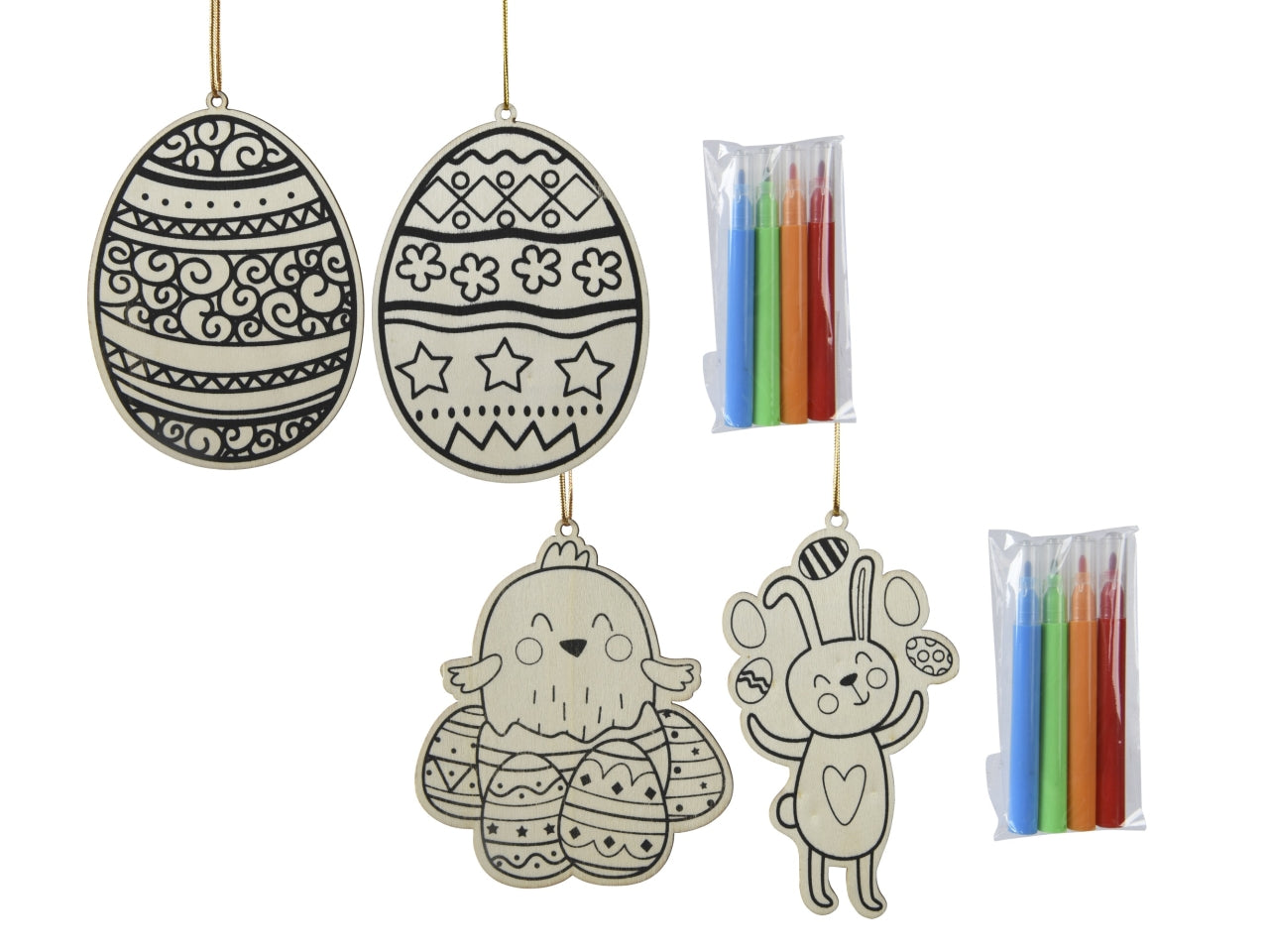 Appendino 2pezzi 2assortiti c/3 pennarelli 0.2x10xh.11.5cm