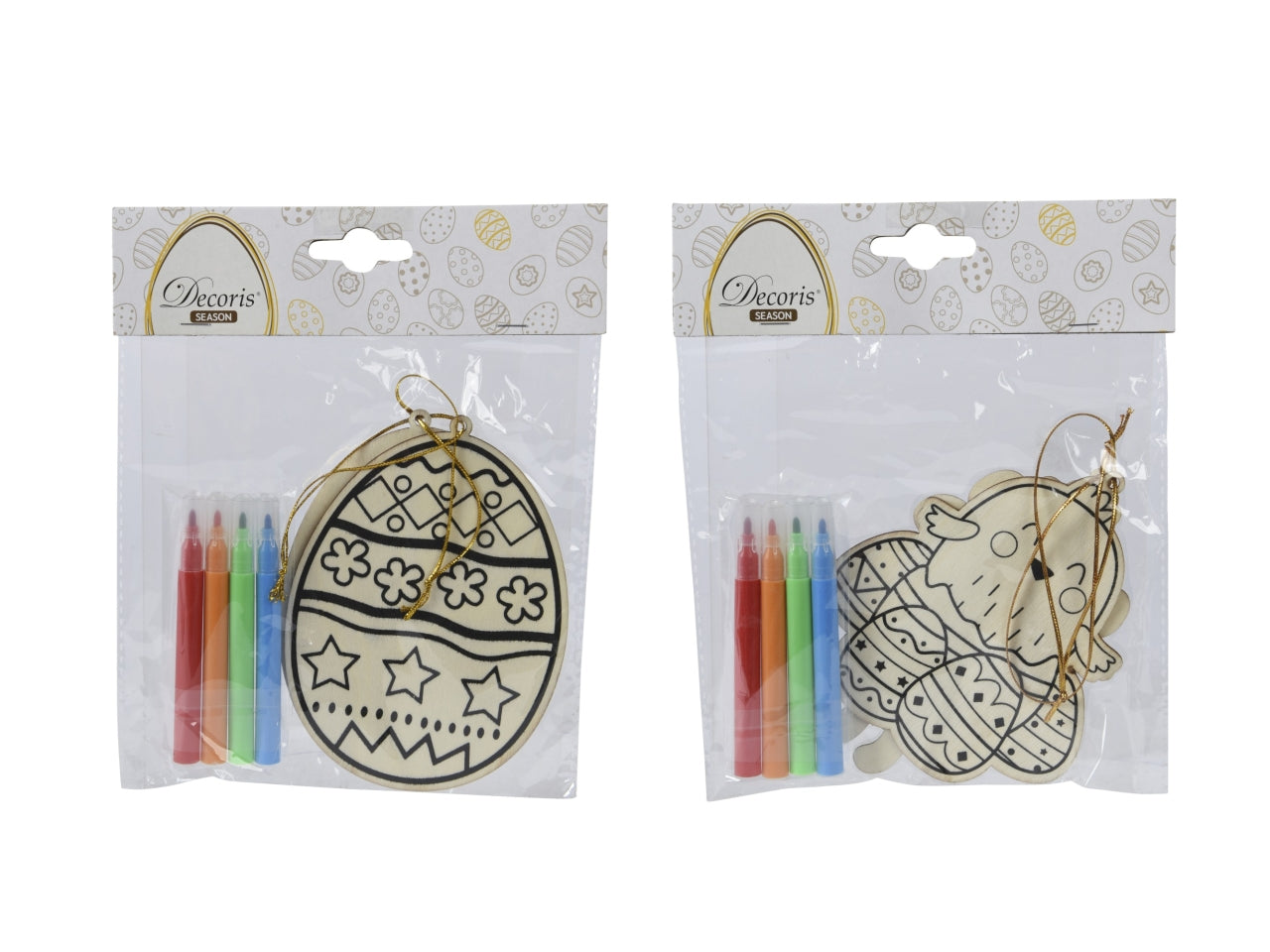 Appendino 2pezzi 2assortiti c/3 pennarelli 0.2x10xh.11.5cm