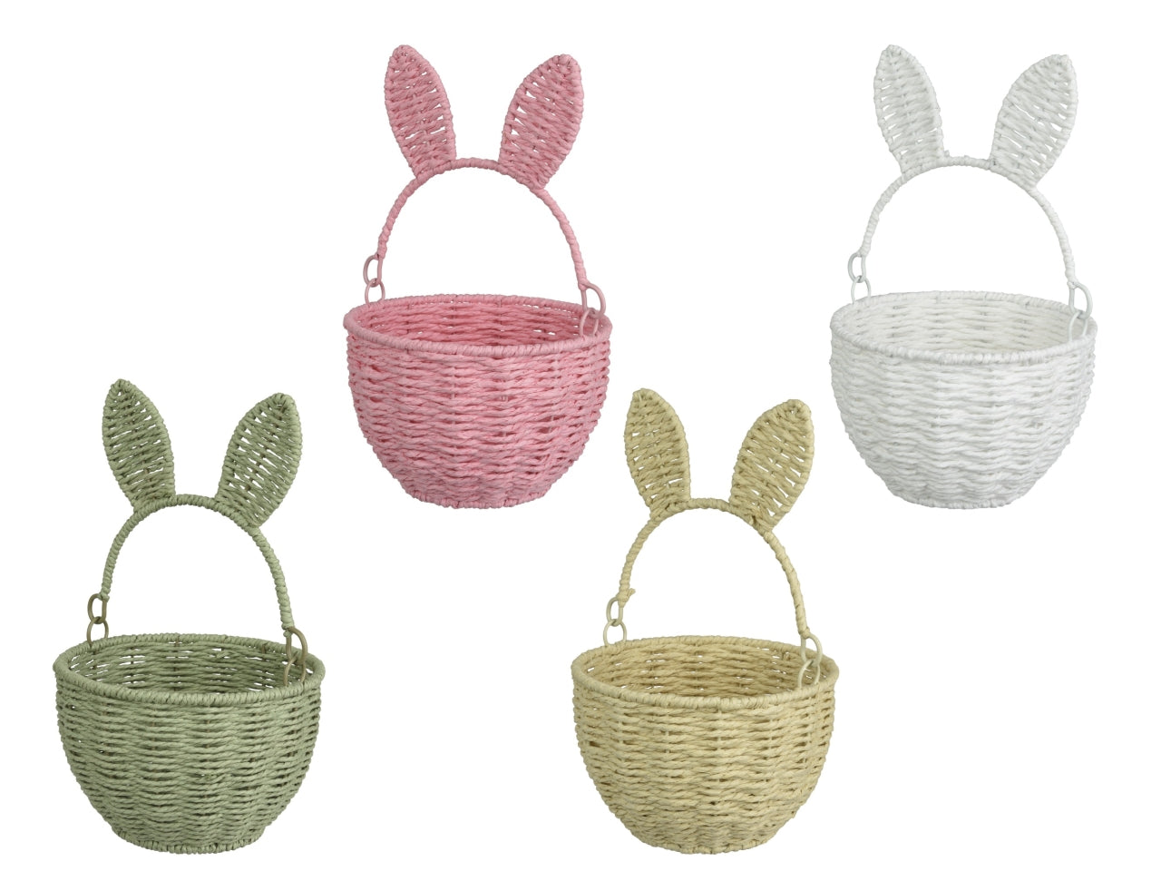 Cestino corda 4 assortiti d.16.5xh.27cm
