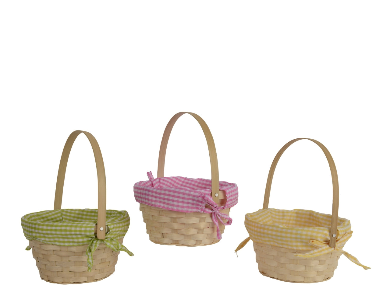 Cestino bamboo 3 assortiti d.19xh.10cm