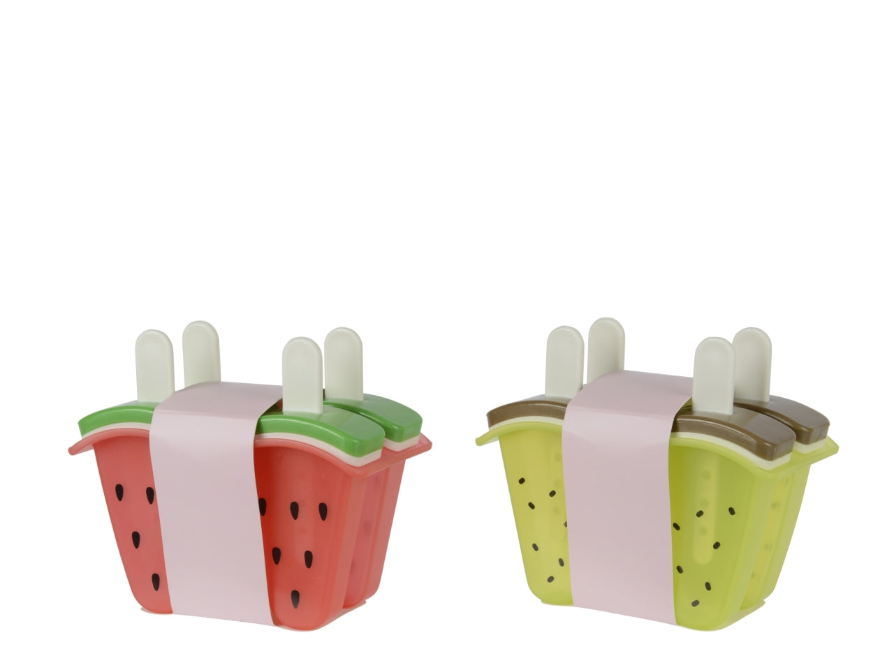 Formine ghiaccioli 4pezzi 2 assortiti 13x7xh.11.5cm