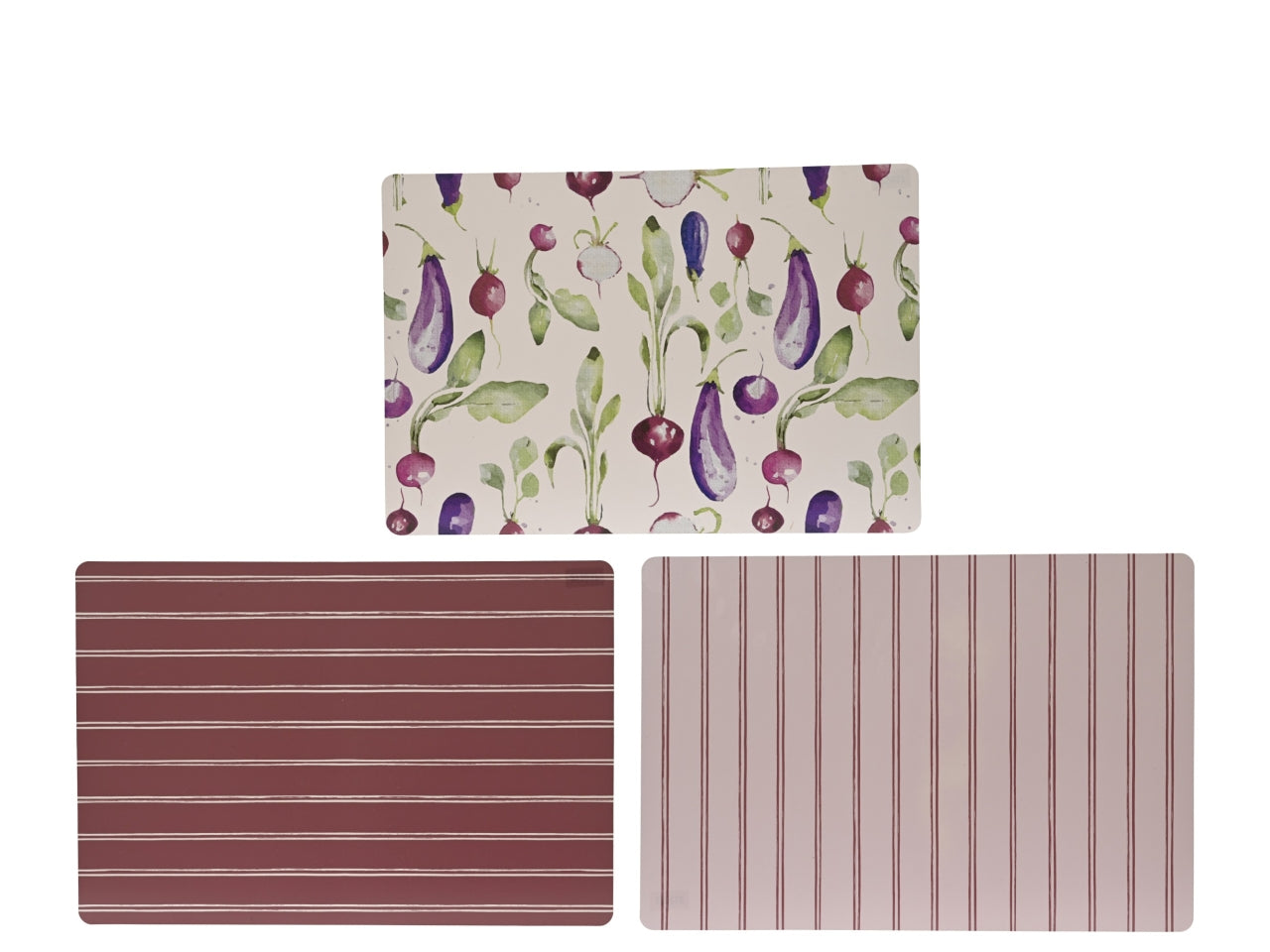 Tovaglietta plastica 3 assortiti 42.5x29xh.0.04cm