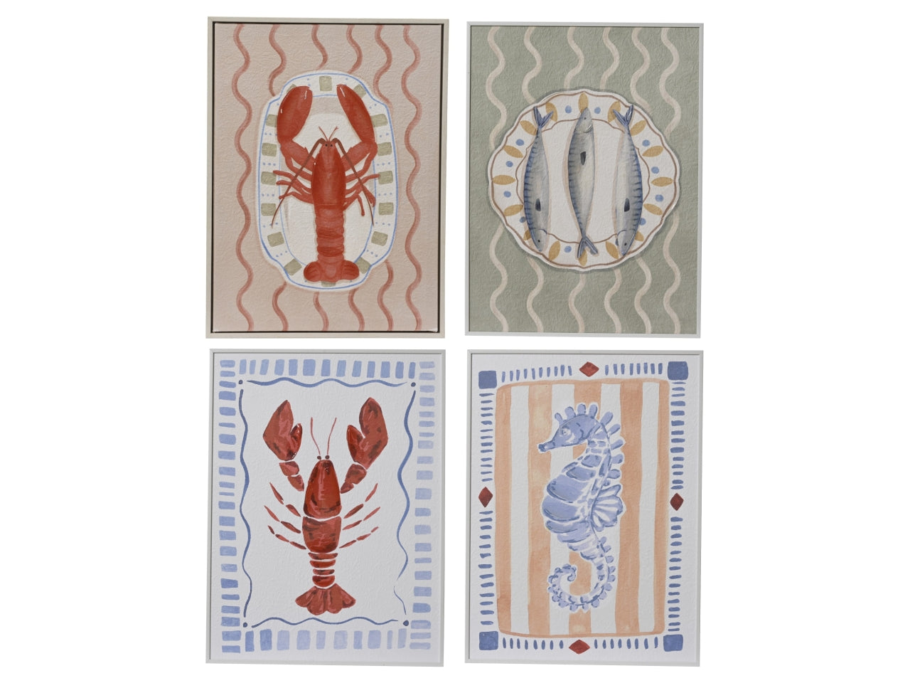 Tela mare 4 assortiti 30x1.5xh.40cm