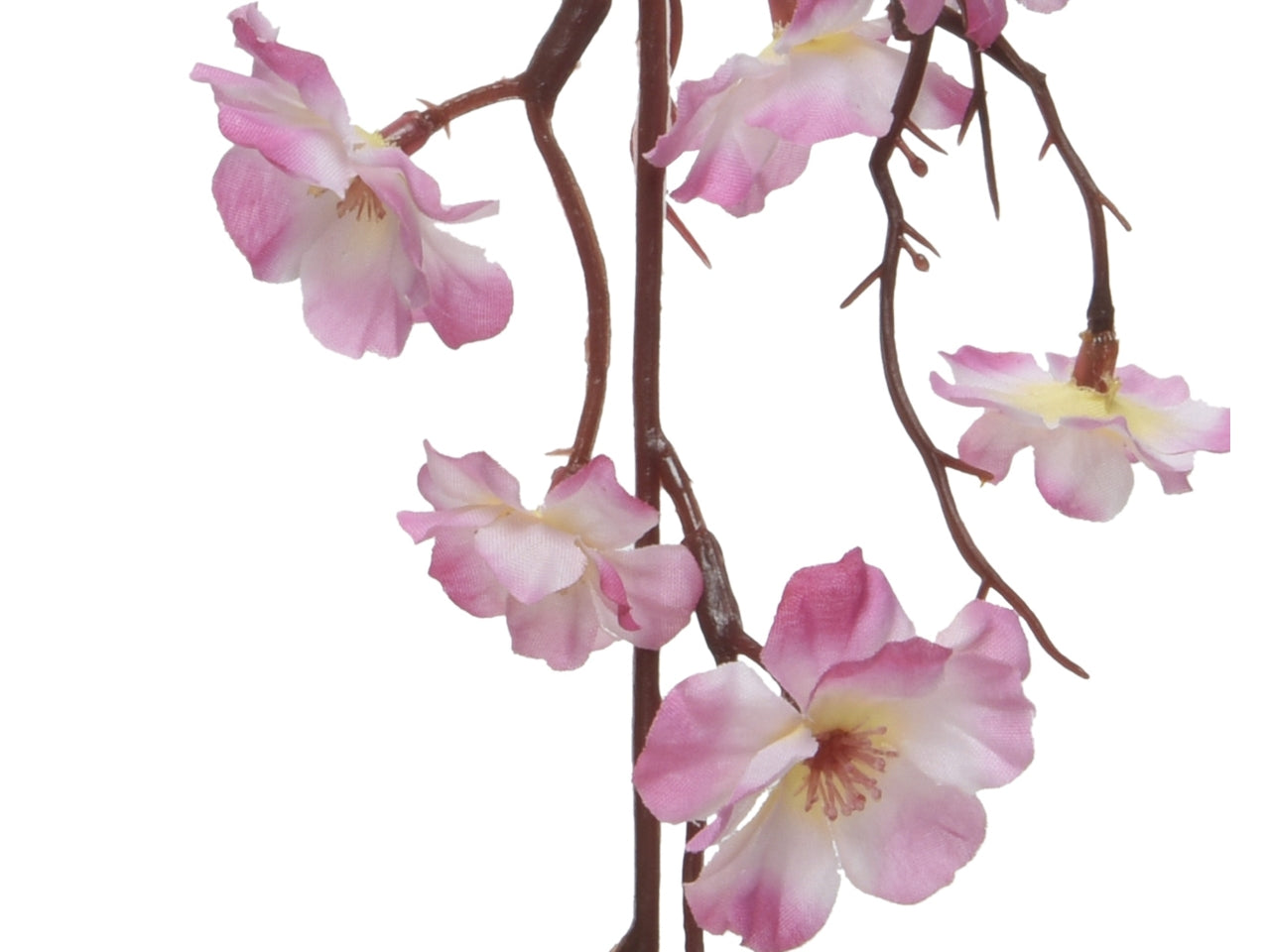 Ghirlanda bocciolo pesco rosa 15x8xh.187cm