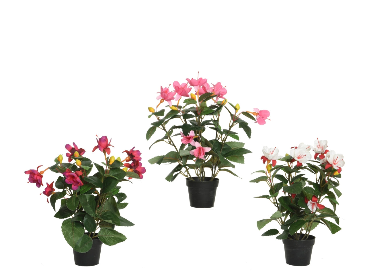 Vaso c/fiori 3 assortiti 30x30xh.30cm