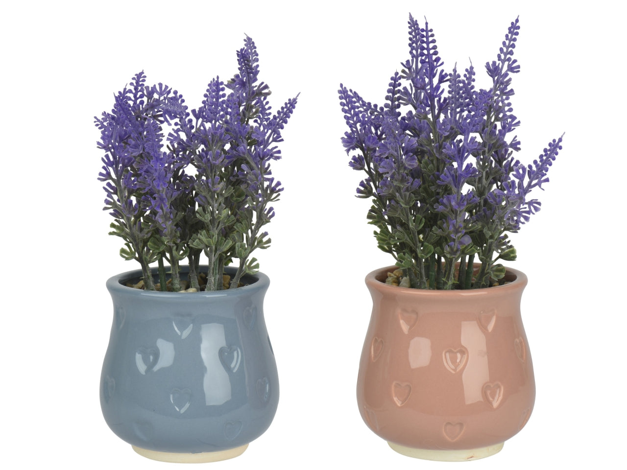 Vaso c/lavanda 2 assortiti 8x8xh.20cm