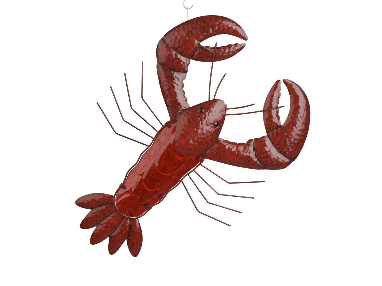 Aragosta c/gancio rossa 1x42xh.60cm