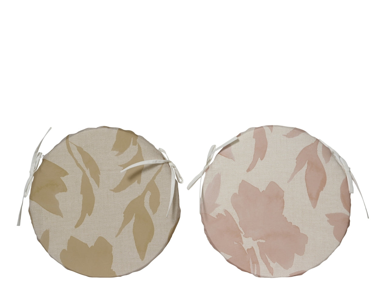 Coprisedia tondo foglie 2 assortiti d.38xh.4cm