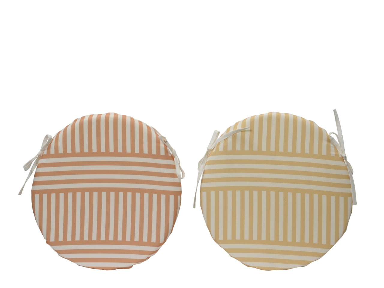 Coprisedia tondo rigato 2 assortiti d.38xh.4cm
