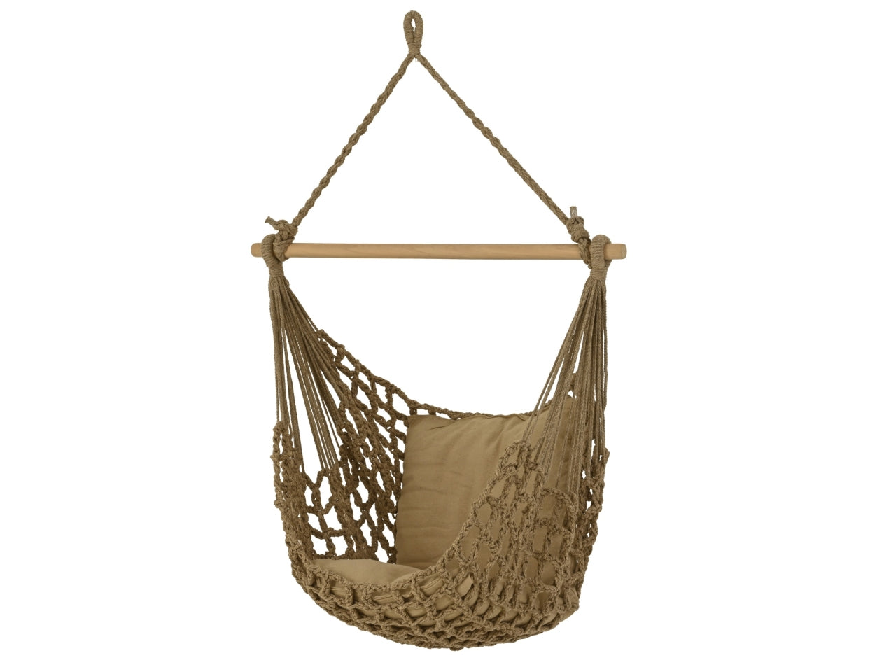 Sedia sospesa tortora 50x90xh.125cm