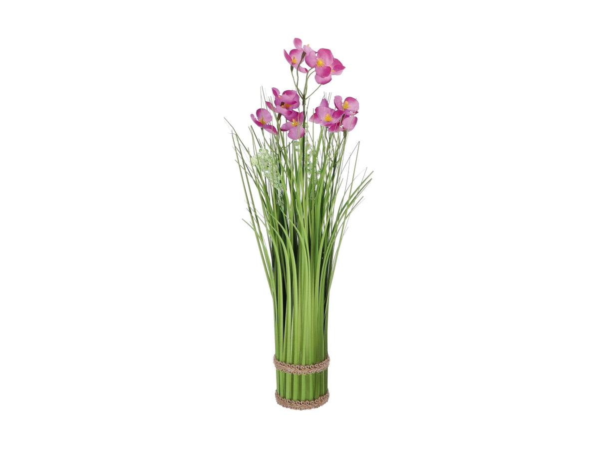 Bouquet floreale viole d.6xh.45cm in 4 varianti di colori