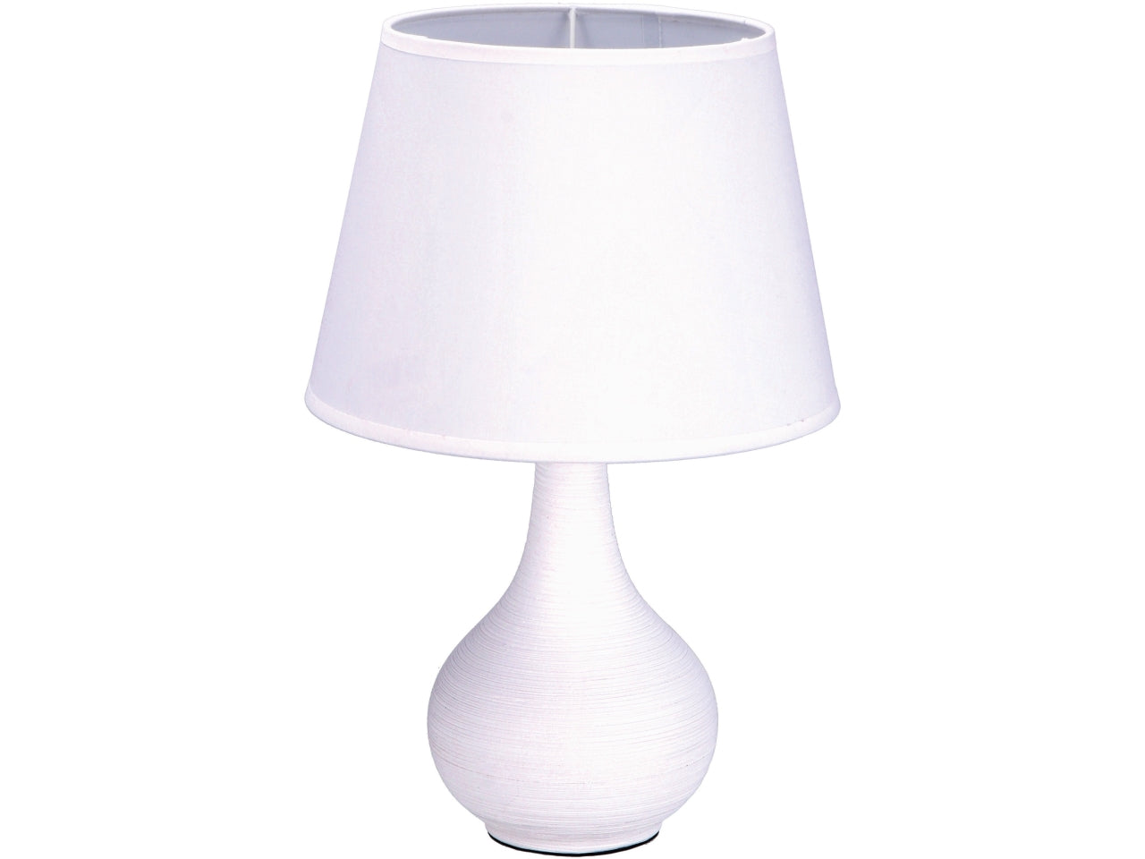 Lampada da tavolo in ceramica d.25xh40cm, 3 varianti di colore